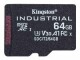 Image 3 Kingston 64GB microSDXC Industrial C10 A1