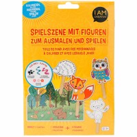 I AM CREATIVE Puppenspiel 4087.546 Wald, Papier, 5tlg., Kein