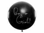 Partydeco Luftballon Boy or Girl ? Mädchen rosa gefüllt