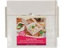Funcakes Cupcake-Box für 6 Cupcakes, 3 Stück, Detailfarbe: Weiss