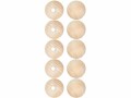 lalana Holzperlen Hölzerne Perlen 20 mm, 10 Stück, Material