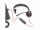 Bild 3 Poly Headset Blackwire 3315 USB-A/C, Klinke, Schwarz, Microsoft