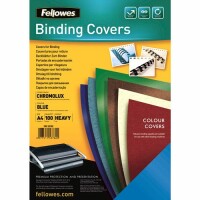 Fellowes Gloss Cover A4 5734201 blau 100 Stück, Kein