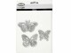 Creativ Company Stanzschablone 3-teilig, Schmetterlinge, Motiv