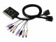 ATEN Technology Aten CS682 2-Port USB-KVM-DVI Switch mit Kabel