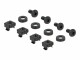 Bild 9 DeLock Bürstenleiste mit 2 Bügeln, 1HE , Schwarz, Detailfarbe