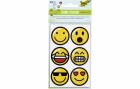 Folia Motivsticker Emojis 4 Blatt, Motiv: Emoji