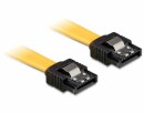 DeLock SATA3-Kabel gelb, 70 cm, Datenanschluss Seite A: SATA