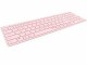 Image 2 Rapoo Funk-Tastatur E9700M ultraslim Pink, Tastatur Typ