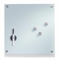 ZELLER Glas-Magnettafel 11600 weiss, 40x40cm, Kein