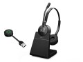 Jabra Headset Engage 55 MS Duo USB-A, inkl. Ladestation