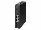 Edimax Pro Rail PoE+ Switch IGS-1210P 10 Port, SFP Anschlüsse