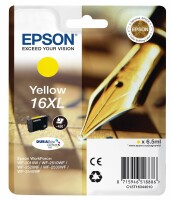 Epson Tintenpatrone 16XL yellow T163440 WF 2010/2540 450