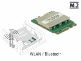 DeLock M.2 WLAN-AC Modul M.2 Key-A-E, Schnittstelle Hardware: M.2