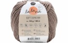 lalana Wolle Soft Cord Ami 100 g, Braun, Packungsgrösse