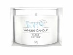 Yankee Candle Duftkerze Clean Cotton 37 g, Natürlich Leben: Keine