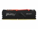 Kingston DDR4-RAM FURY Beast RGB 2666 MHz 1x 16