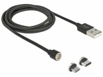 DeLock USB-Ladekabel 2in1 MicroUSB & USB-C
