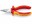 Knipex Spitz-Kombizange 145 mm 1000 V verchromt, Typ: Kombizange, Zange verchromt, Griffe isoliert mit Mehrkomponenten-Hüllen, VDE-geprüft