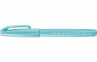 pentel Filzstift Brush Sign Pen 1 Stück, Wasserblau