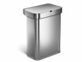 Simplehuman Sensorabfalleimer 58 l, Silber, Material: Edelstahl