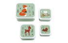 A Little Lovely Company ALLC Lunch & Snack Box Set, Forest Friends