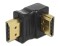 Bild 1 DeLock Adapter 90° unten gewinkelt HDMI - HDMI, Kabeltyp