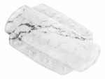 Kleine Wolke Nackenkissen Marble 32 x 22 cm, Grau-Marmor/Weiss, Breite