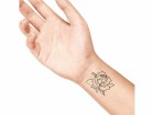 LaDot Tattoostempel Rose Large, Set: Nein, Detailfarbe: Weiss