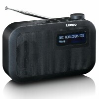 Lenco DAB+ Radio PDR-016BK Bluetooth, FM Radio, integrierter