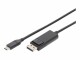 Digitus - DisplayPort-Kabel - 24 pin USB-C (M) zu