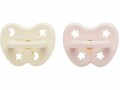 HEVEA Nuggi Orthodontic 2 Stk. Powder Pink/Milky White 0