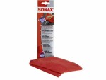 Sonax Mikrofasertuch 40 x 40 cm, Detailfarbe: Rot, Set