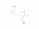 Bosch Professional Druckluft-Schlagschrauber 3/4", Druckluft-Werkzeugtyp