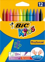 BIC       BIC Wachsmalkreide Kids 945764 12 Farben Etui, Kein