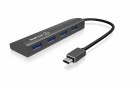 RaidSonic ICY BOX USB-Hub IB-AC6405-C, Stromversorgung: USB, Anzahl