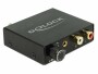 DeLock Audio-Adapter Digital ? Analog Konverter mit Verstärker