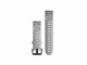 GARMIN Armband QuickFit, 20 mm Silikon/Grau, Farbe: Grau