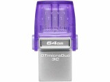 Kingston USB-Stick DT MicroDuo 3C 64 GB, Speicherkapazität total