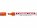 edding Permanent-Marker 3300 Orange, Strichstärke: 1-5 mm