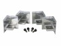 ALUTEC Palettenfüsse für Riffelboxen, 4 Stück, Zubehörtyp