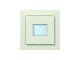 ABB free@home Raumtemperaturregler LCD E-Typ, Detailfarbe: Weiss