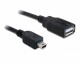 DeLock USB2.0 Kabel 0.5m A-Buchse auf MiniB-Stecker, für