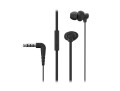 Panasonic In-Ear-Kopfhörer RP-TCM130 Schwarz, Detailfarbe: Schwarz