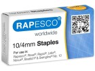 Rapesco Heftklammer No.10, 20 x 20 Stück, Verpackungseinheit: 20