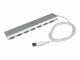 StarTech.com - 7 Port Compact USB 3.0 Hub - Built-in Cable - Aluminum USB Hub