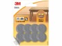 3M Möbelgleiter Grau, 8 Stück, Ø 25 mm 25