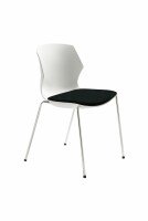 MAYER Besucherstuhl OvaLounge 25110102 weiss/chrome