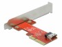 DeLock Host Bus Adapter PCI-Ex4v4 - 1x SFF-8654 4i