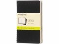 Moleskine Notizbuch A6 Blanko, Schwarz